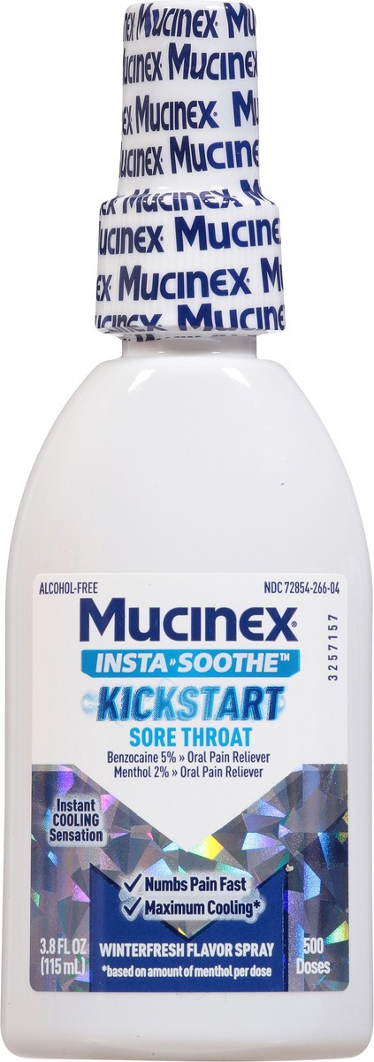 slide 7 of 14, Mucinex Insta Soothe Spray Kickstart Sore Throat 3.8 fl oz, 3.80 fl oz