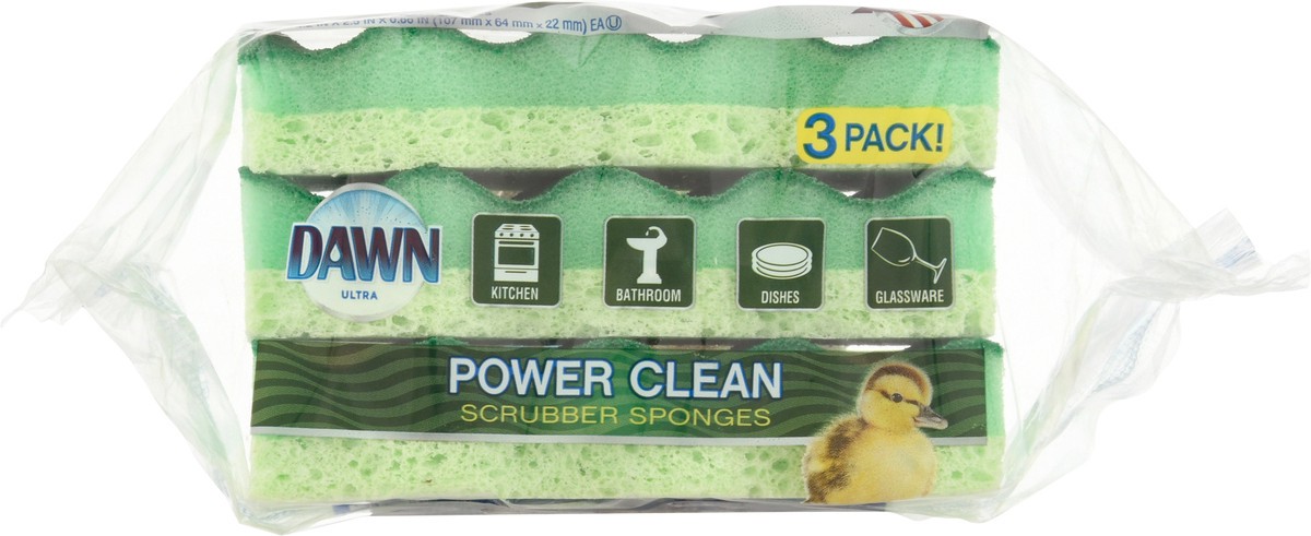 slide 5 of 9, Dawn Power Clean Scrubber Sponge, 3 ct