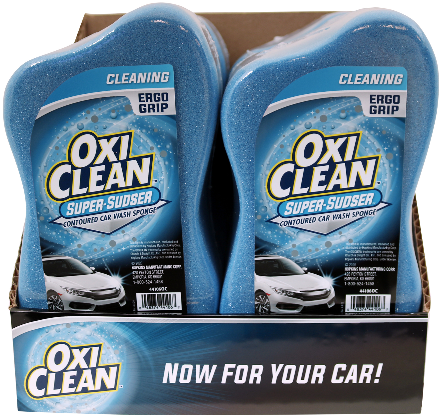 slide 1 of 1, Oxi-Clean Super-Sudser Contoured Car Wash Sponge 1 ea, 1 ct