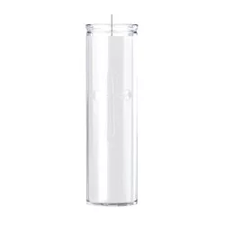 House of Velas Cross Candle - White Wax