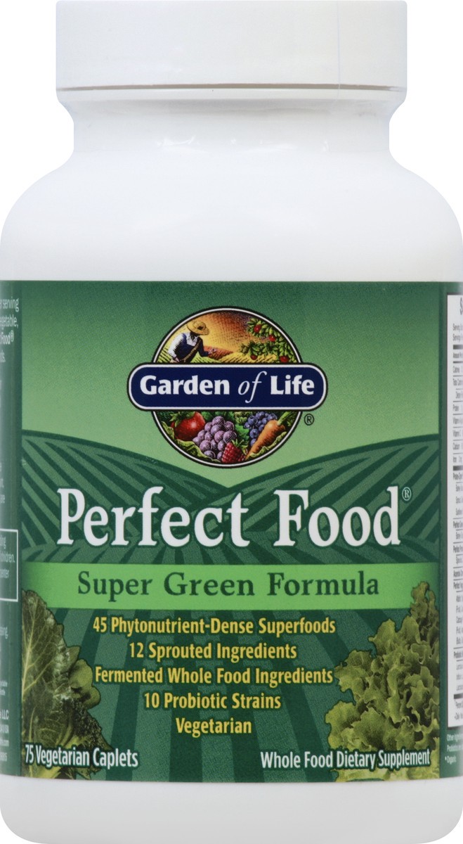 slide 4 of 7, Garden of Life Perfect Food 75 ea, 75 ct