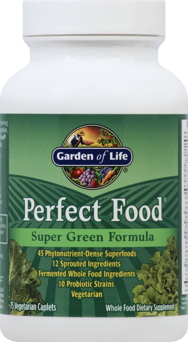 slide 1 of 7, Garden of Life Perfect Food 75 ea, 75 ct