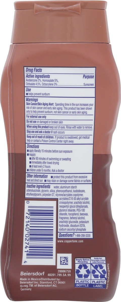 slide 12 of 12, Coppertone Tanning Sunscreen SPF 8 Lotion, 8 oz, 8 fl oz