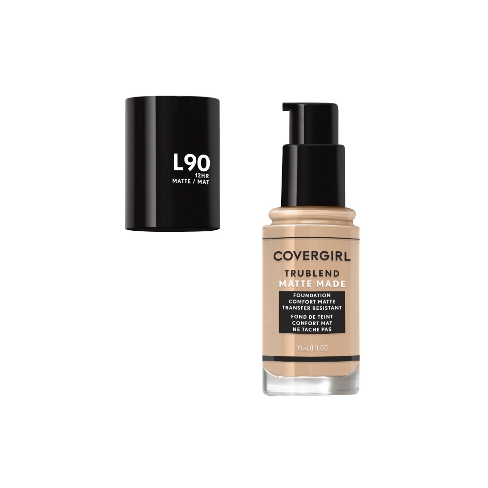 slide 1 of 1, Covergirl Trublend Matte Made Liquid Foundation, Classic Beige L90, 30 ml