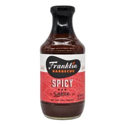 Franklin BBQ Sauce Spicy - 18 oz