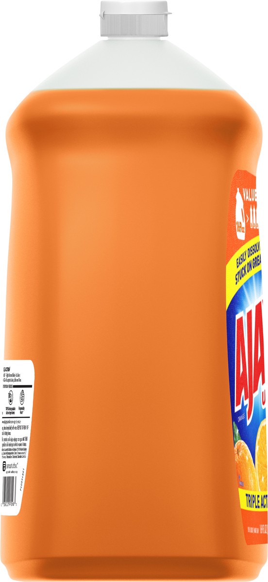 slide 4 of 12, Ajax Ultra Triple Action Liquid Dish Soap, Orange - 169 Fl. Oz., 169 oz