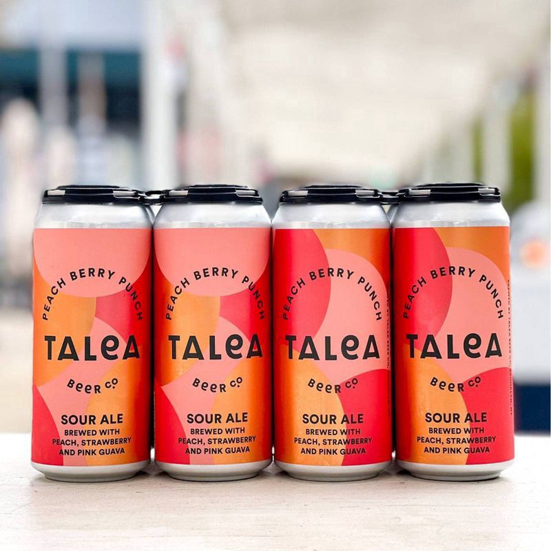 slide 3 of 5, Talea Beer Co Talea Peach Ale, 16 oz