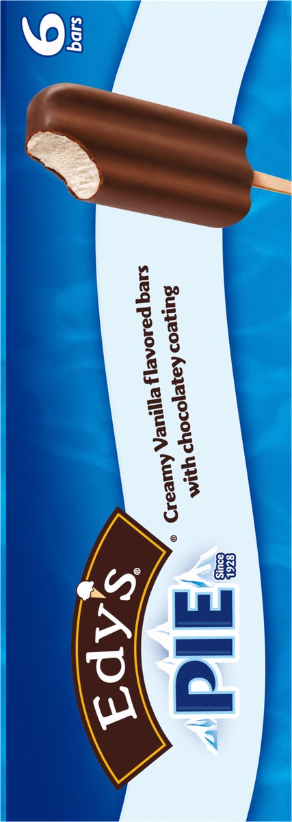 slide 7 of 13, Edy's Pie Creamy Vanilla Frozen Dairy Dessert Bars 6 Ct, 6 ct