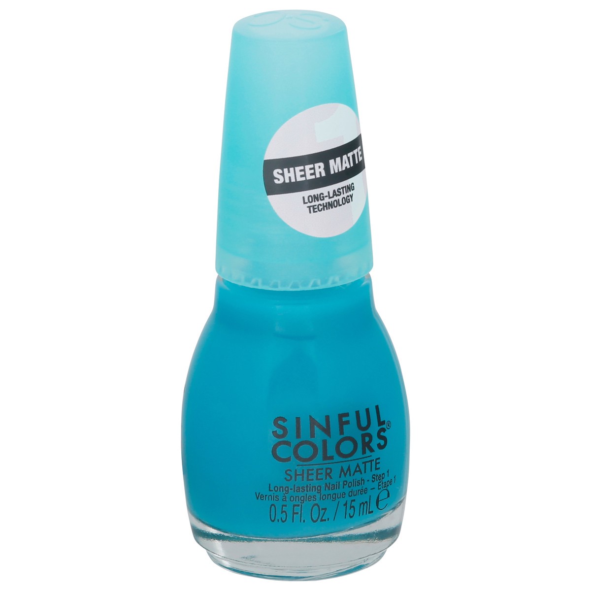 slide 5 of 9, Sinful Colors Sheer Matte Turnt-Quoise 2757 Nail Polish 0.5 fl oz, 0.5 fl oz