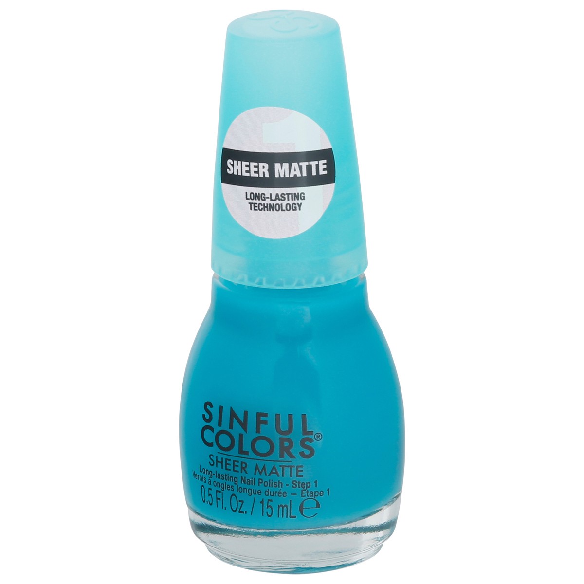 slide 6 of 9, Sinful Colors Sheer Matte Turnt-Quoise 2757 Nail Polish 0.5 fl oz, 0.5 fl oz