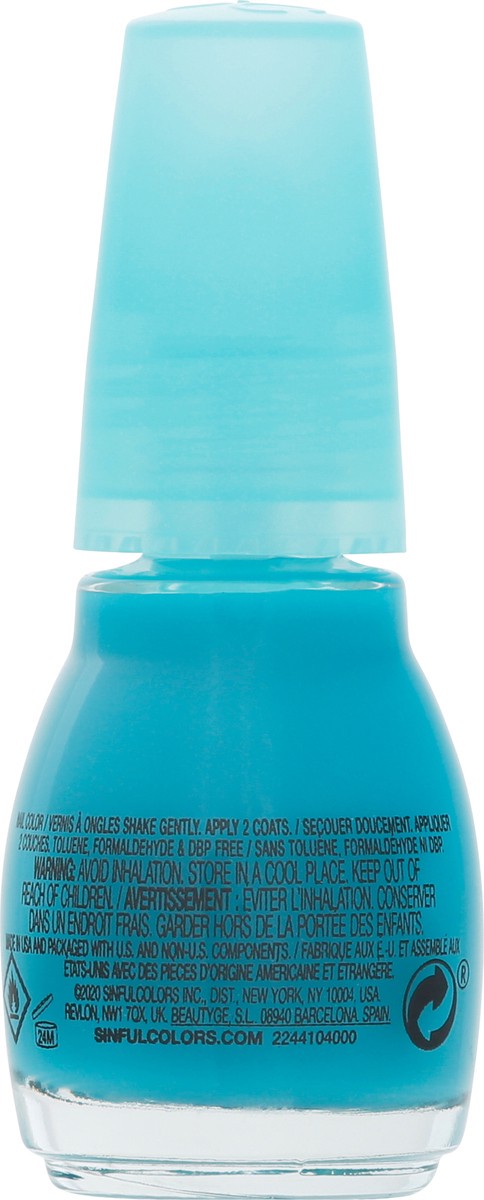 slide 3 of 9, Sinful Colors Sheer Matte Turnt-Quoise 2757 Nail Polish 0.5 fl oz, 0.5 fl oz