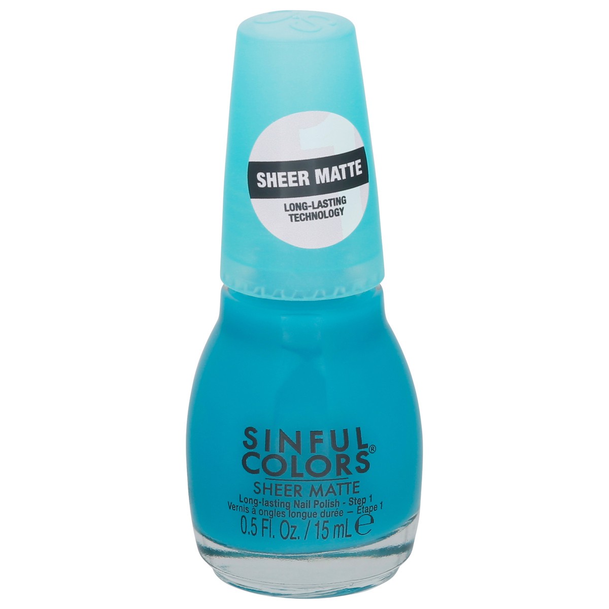 slide 1 of 9, Sinful Colors Sheer Matte Turnt-Quoise 2757 Nail Polish 0.5 fl oz, 0.5 fl oz