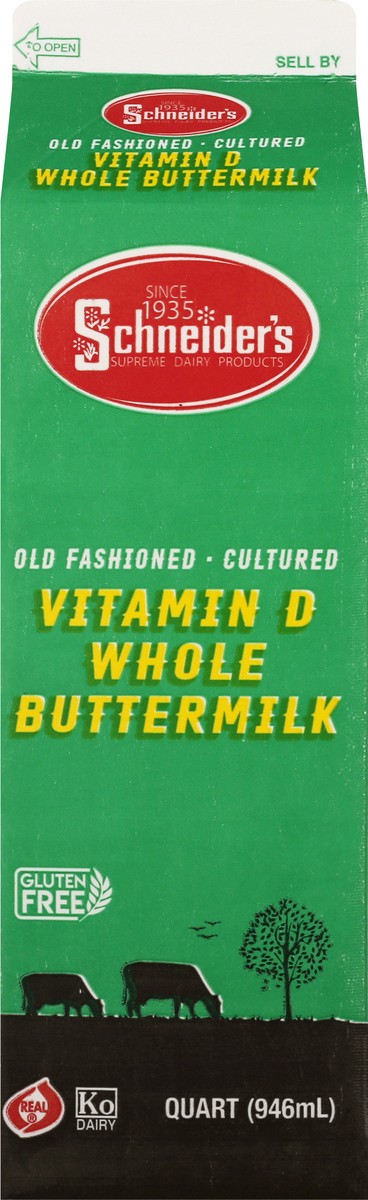 slide 12 of 13, Schneiders Whole Buttermilk 1 qt, 1 qt