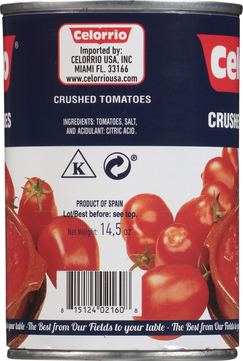 slide 2 of 9, Celorrio 14.5Oz Crushed Tomatoes, 14 oz