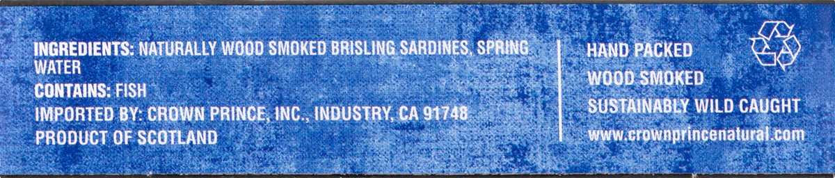 slide 11 of 11, Crown Prince Sardines, Brisling, 3.75 oz
