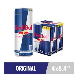 Red Bull Energy Drink - 4 ct; 8.4 fl oz - 4 ct; 8.4 oz