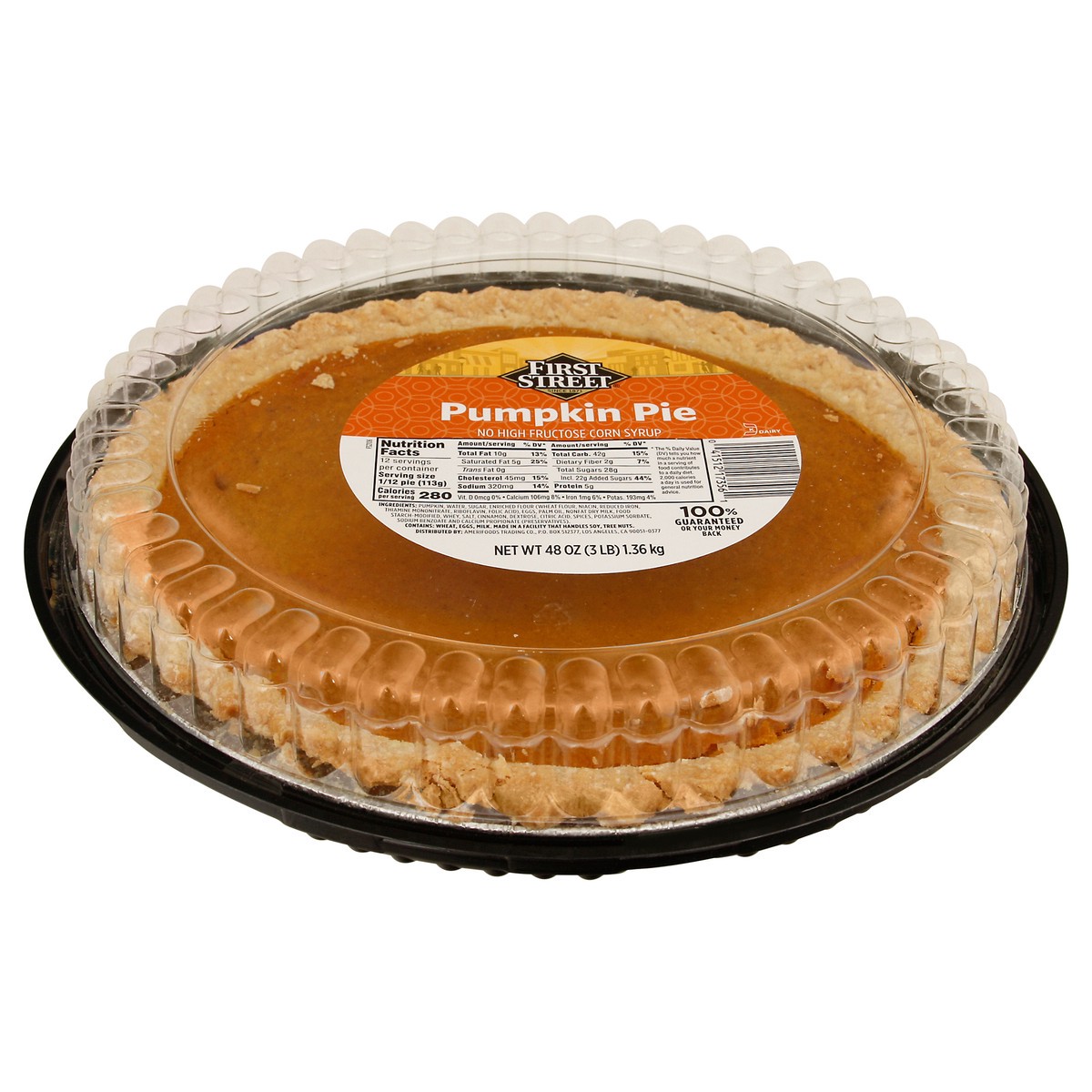 slide 3 of 13, First Street 11In Pumpkin Pie, 48 oz