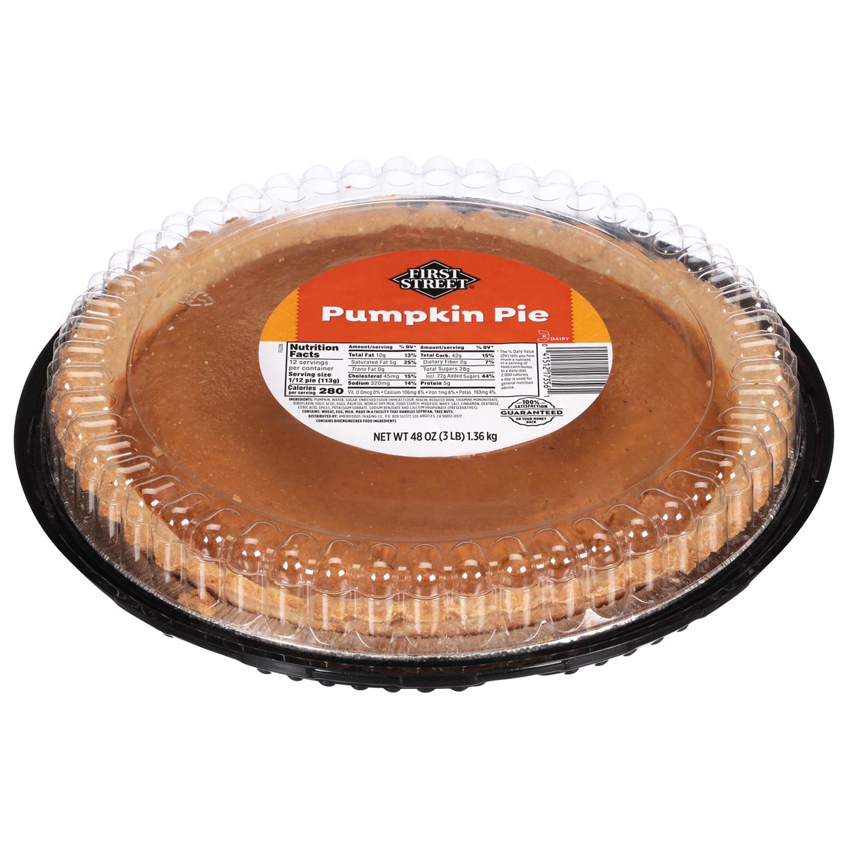 slide 1 of 13, First Street 11In Pumpkin Pie, 48 oz