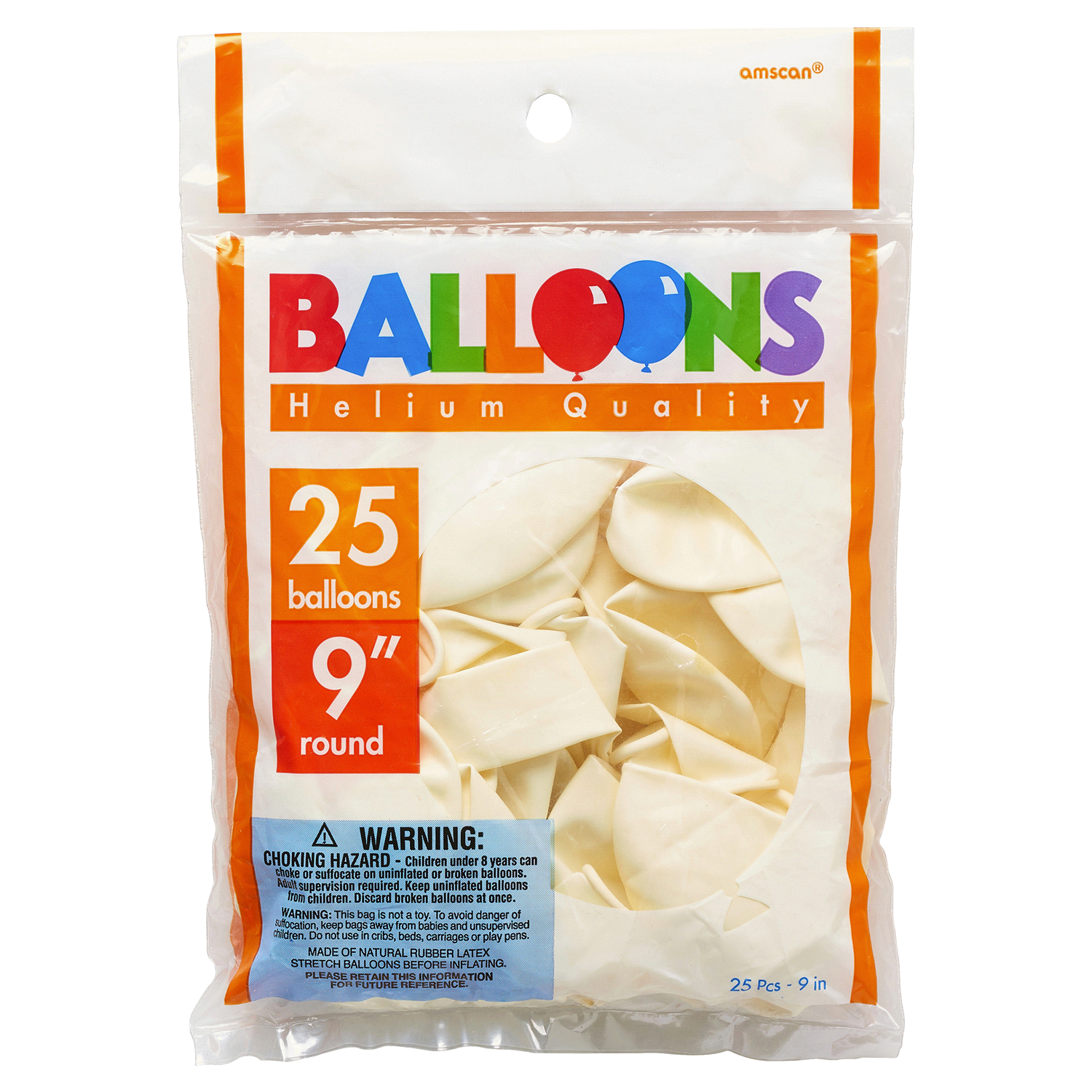 slide 2 of 2, Amscan Balloons 25 ea, 25 ct