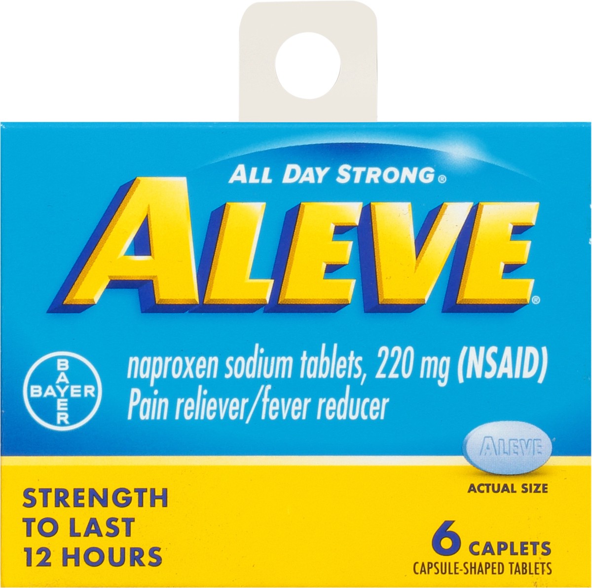 slide 10 of 11, Aleve Pain Relief Caplets, 6 ct