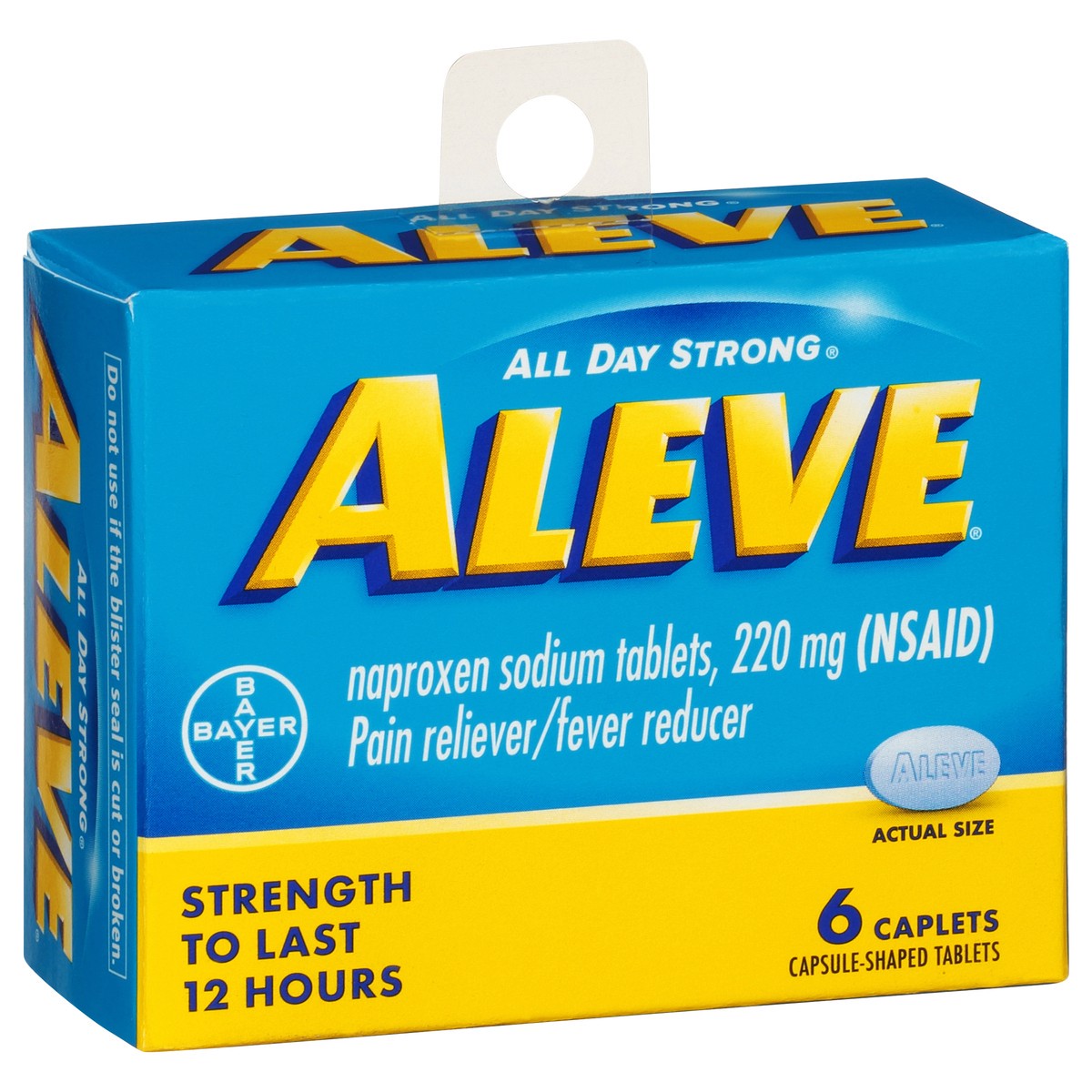 slide 4 of 11, Aleve Pain Relief Caplets, 6 ct