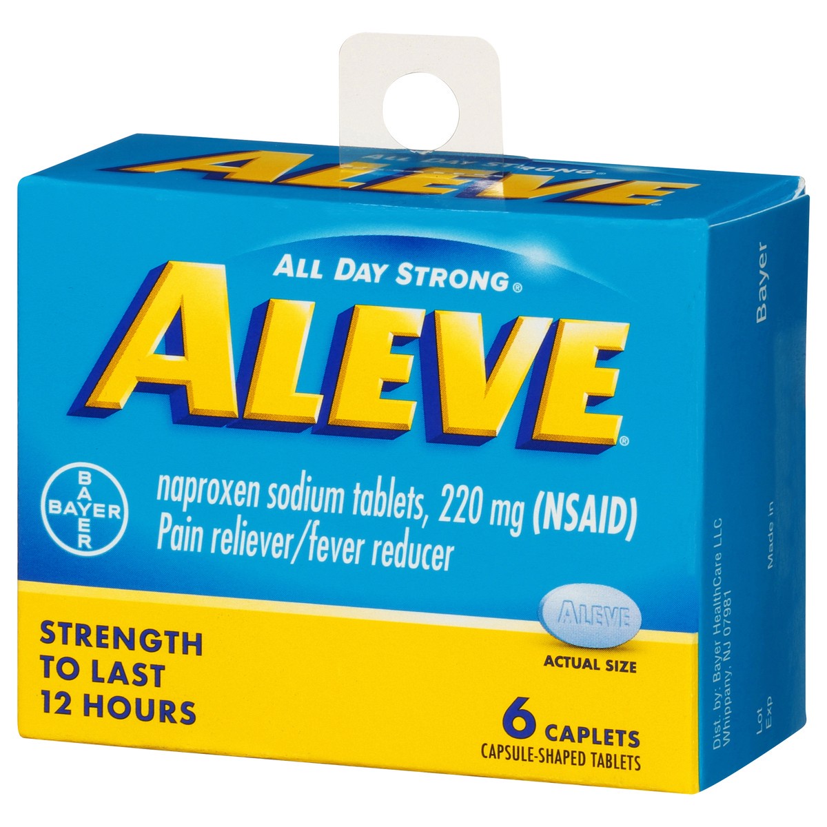 slide 5 of 11, Aleve Pain Relief Caplets, 6 ct