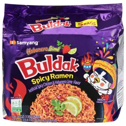 Samyang Habanero Lime Hot Chicken 5 Pack