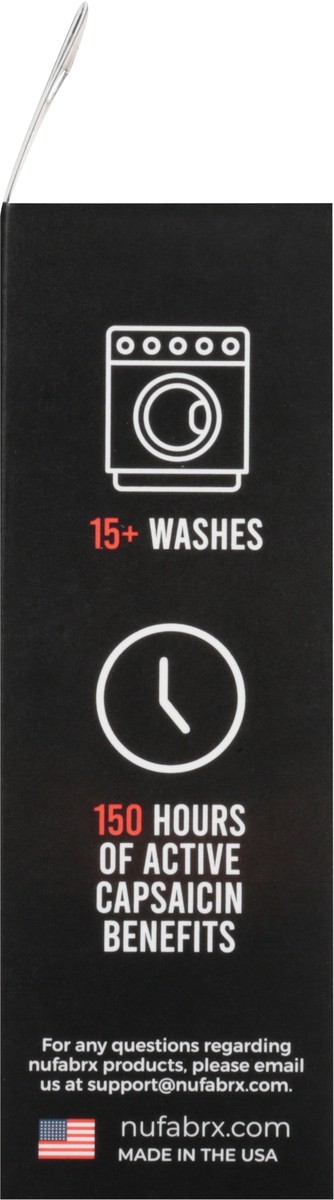 slide 2 of 13, Nufabrx Black Medicine Infused Arm Sleeve One Size Fits Most 1 ea, 1 ct