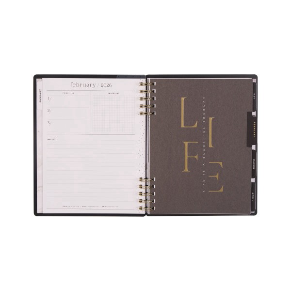 slide 6 of 10, 2026 Happy Planner Monthly/Weekly Classic Customizable Twin Loop Planner, 7"" x 9-1/4"", Believe You Can, January To December, PZ0017C011, 1 ct