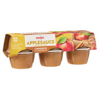 slide 3 of 17, Meijer Cinnamon Applesauce, 6 ct