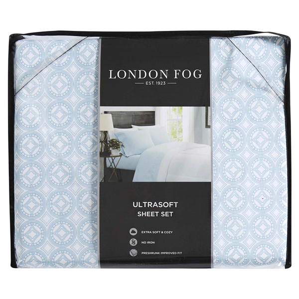 slide 1 of 1, London Fog Duke Medallion King sheet set, 1 ct