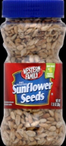 slide 1 of 1, Western Family Dry Roasted Sunflower Kernels, 7.25 oz