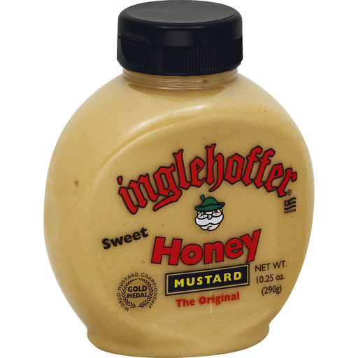 slide 3 of 3, Inglehoffer Inglhoffer Honey Mustard Squeeze Mustard, 10.2 oz