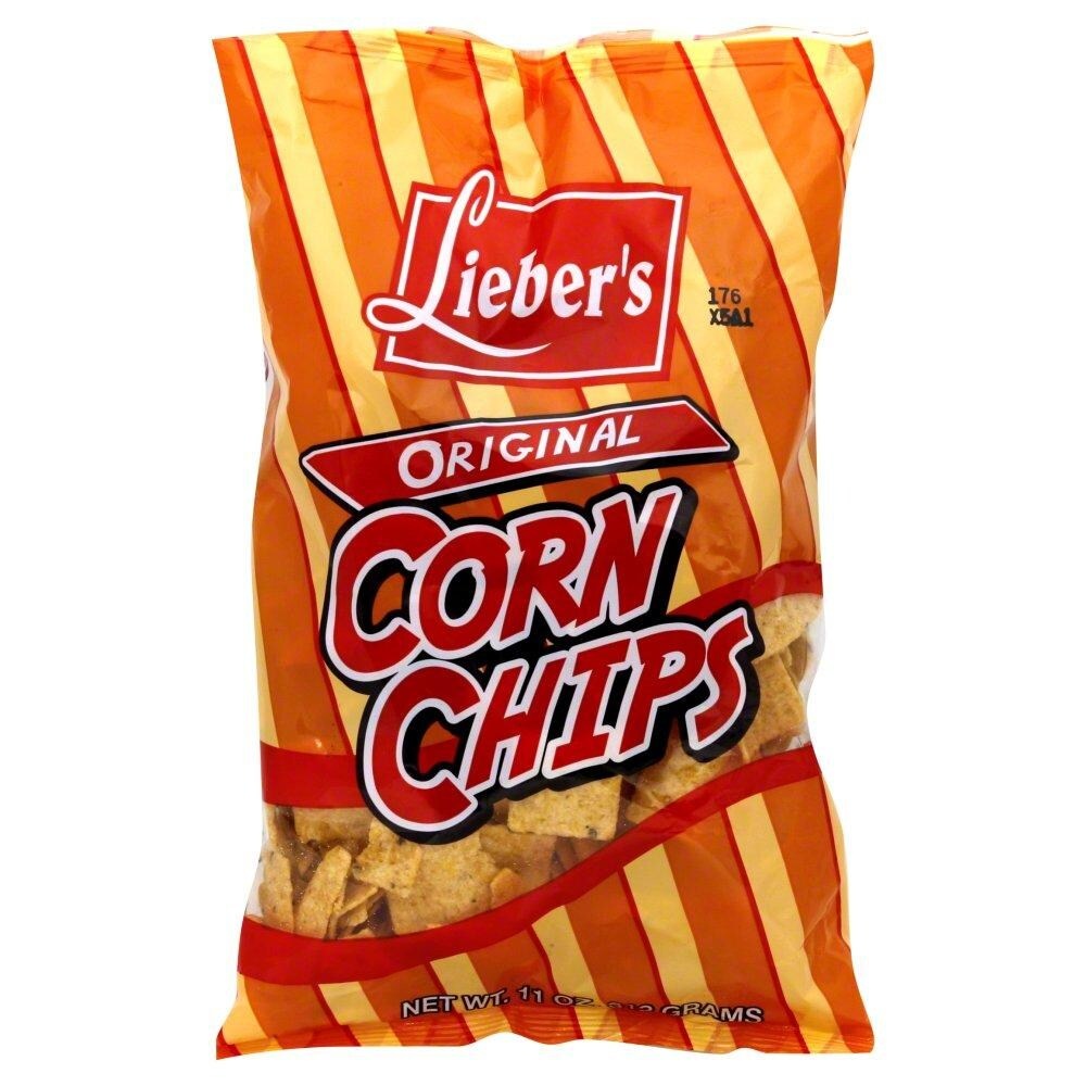 slide 1 of 1, Lieber's Original Corn Chips, 11 oz