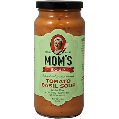 slide 1 of 1, Mom's Tomato Basil Soup, 16.5 oz