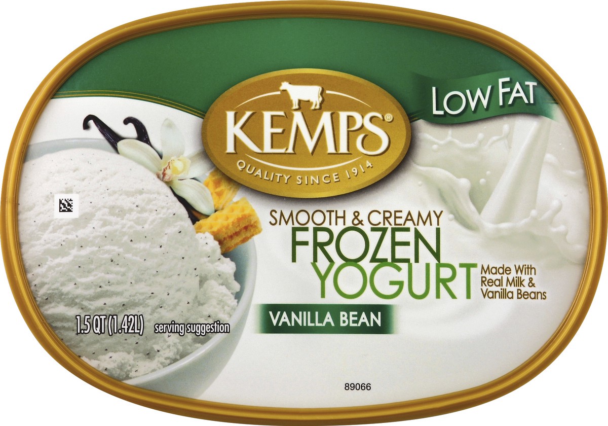 slide 4 of 4, Kemps Vanilla Bean Frozen Yogurt 1.5 Quart, 1.5 qt
