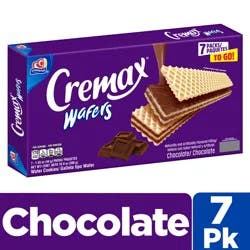Gamesa Cremax Choco Wafer Cookies, Chocolate Natural and Artificial Flavor, 10.8 oz, 7 Count
