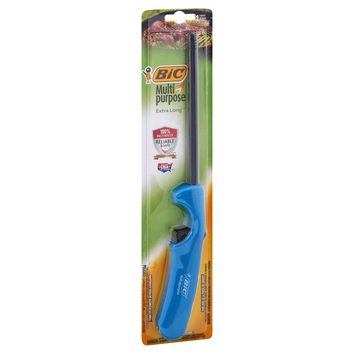 slide 2 of 9, BIC Multi-purpose Extra Long Lighter, Assorted Colors, 10 ct