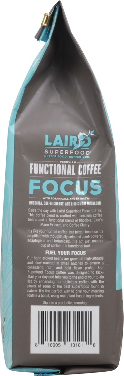 slide 12 of 14, Laird Superfood Medium Roast Ground Focus Functional Coffee 12 oz, 12 oz