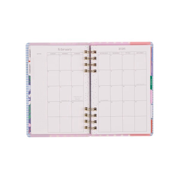 slide 3 of 10, 2026 Happy Planner Monthly/Weekly Mini Customizable Twin Loop Planner, 4-5/8"" x 7"", Color Beat, January To December, PZ0019M003, 1 ct