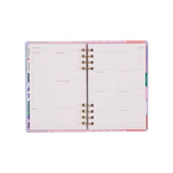 slide 4 of 10, 2026 Happy Planner Monthly/Weekly Mini Customizable Twin Loop Planner, 4-5/8"" x 7"", Color Beat, January To December, PZ0019M003, 1 ct