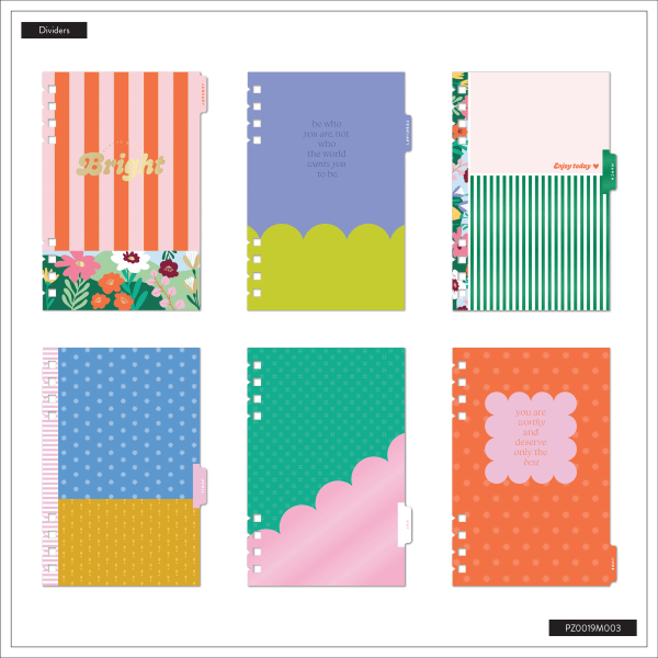 slide 2 of 10, 2026 Happy Planner Monthly/Weekly Mini Customizable Twin Loop Planner, 4-5/8"" x 7"", Color Beat, January To December, PZ0019M003, 1 ct