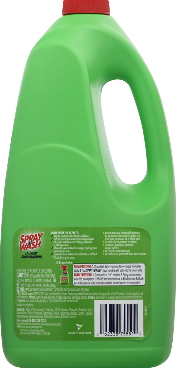 slide 6 of 9, Spray 'N Wash Laundry Stain Remover 60 oz, 60 fl oz