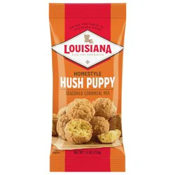 Louisiana Fish Fry Products Homestyle Hush Puppy Seasoned Cornmeal Mix - 7.5 oz