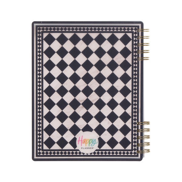 slide 4 of 10, 2026 Happy Planner Monthly/Weekly Classic Customizable Twin Loop Planner, 7"" x 9-1/4"", Believe You Can Checks, January To December, PZ0017C012, 1 ct