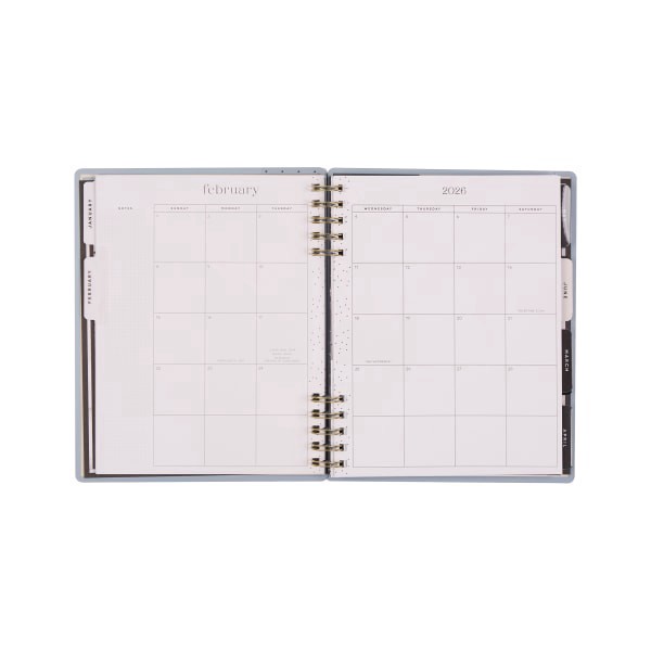 slide 8 of 10, 2026 Happy Planner Monthly/Weekly Classic Customizable Twin Loop Planner, 7"" x 9-1/4"", Believe You Can Checks, January To December, PZ0017C012, 1 ct