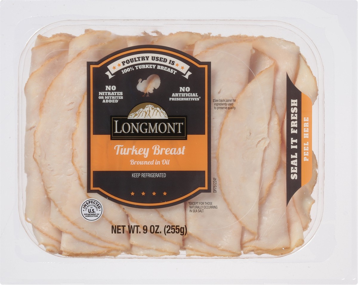 slide 12 of 13, Longmont Turkey Breast 9 oz, 9 oz