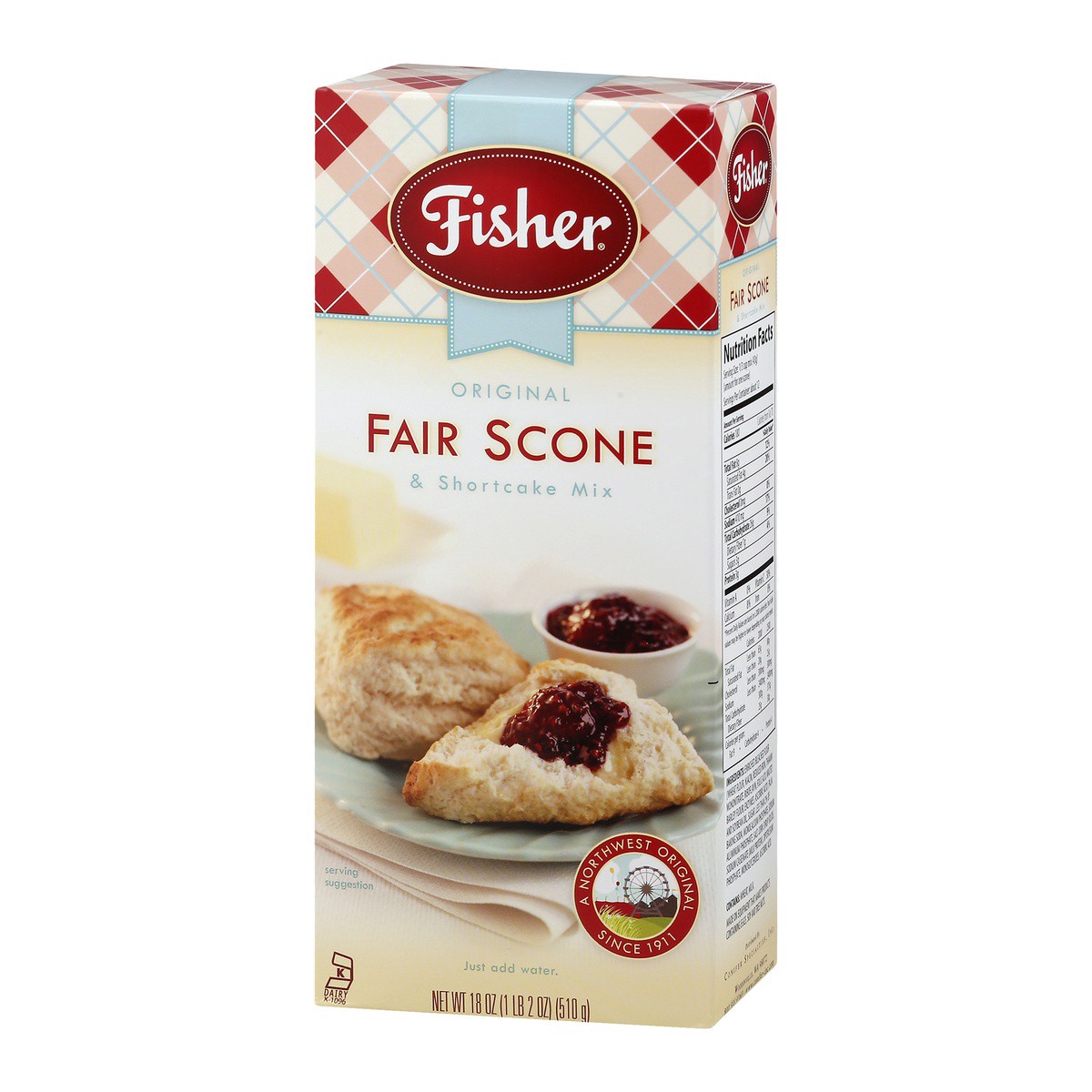 slide 7 of 9, Fisher Original Fair Scone & Shortcake Mix 18 oz, 18 oz