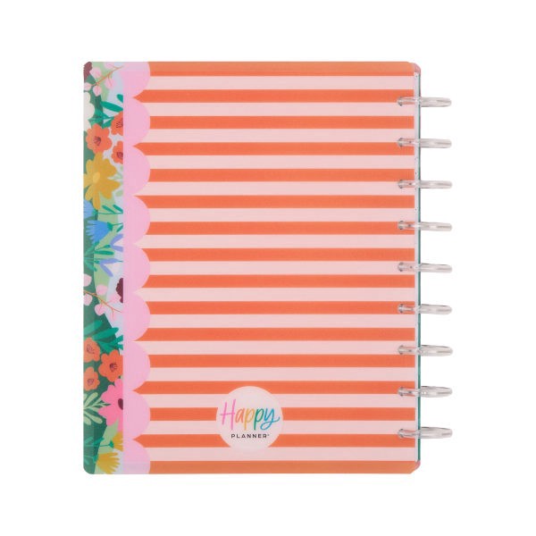 slide 5 of 10, 2026 Happy Planner Monthly/Weekly Classic Disc Bound Planner, 7"" x 9-1/4"", Floral Color Beat, January To December, PPCD12-676, 1 ct