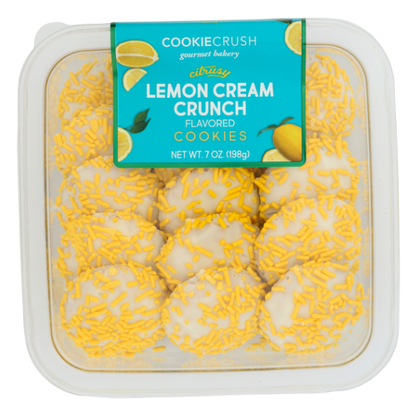 slide 1 of 1, Cookie Crush Gourmet Bakery Lemon Cream Crunch Cookies, 7 oz